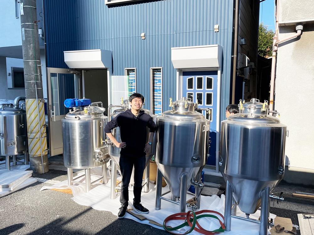 200L brewery equipment in Japan
